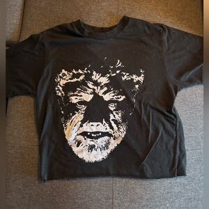 Wolfman cropped tee